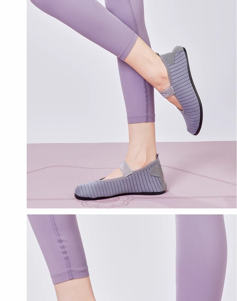 Gallon Shark Indoor Fitness Non-slip Soft-soled Yoga Shoes Women's Rope Jumping Mute Stretching Pilates Training Shoes