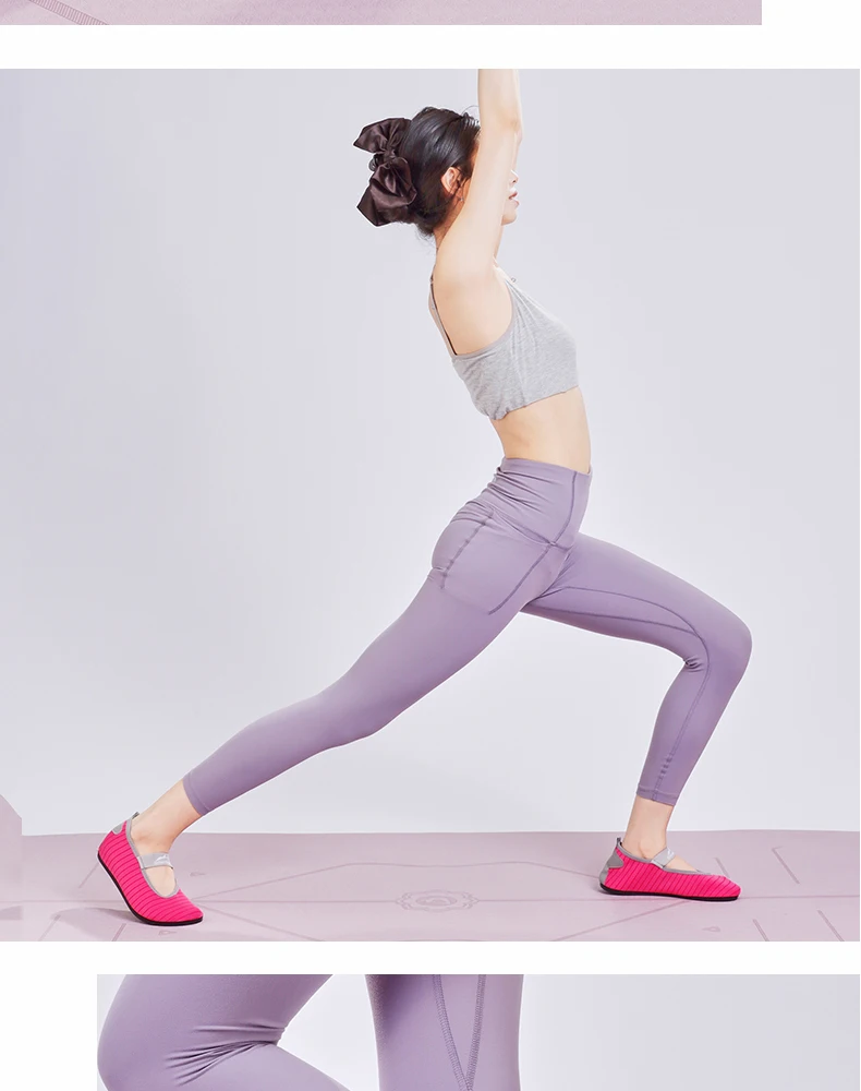 Gallon Shark Indoor Fitness Non-slip Soft-soled Yoga Shoes Women's Rope Jumping Mute Stretching Pilates Training Shoes