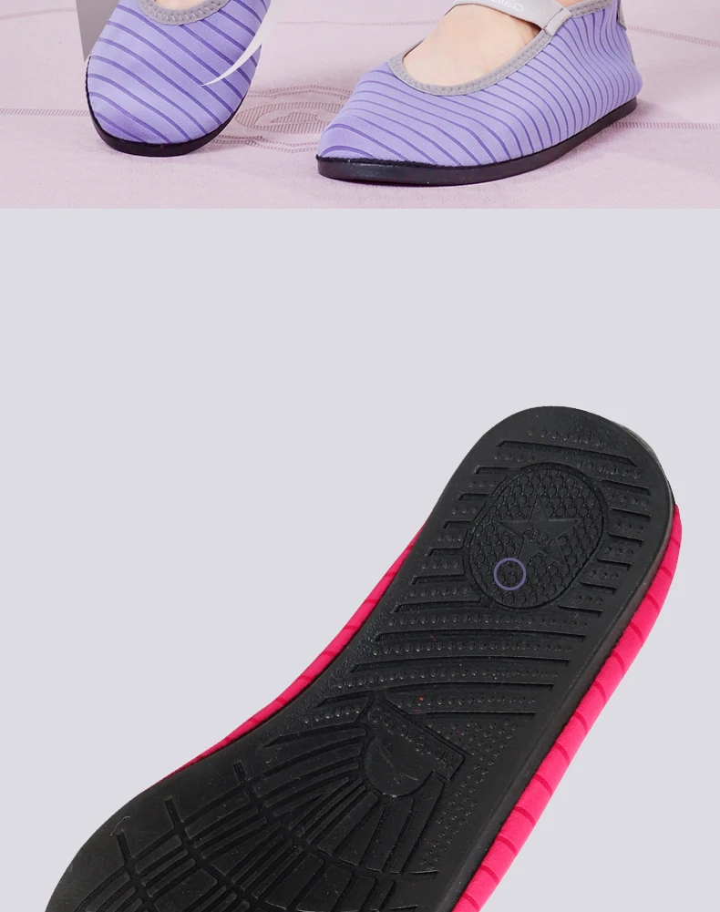 Gallon Shark Indoor Fitness Non-slip Soft-soled Yoga Shoes Women's Rope Jumping Mute Stretching Pilates Training Shoes