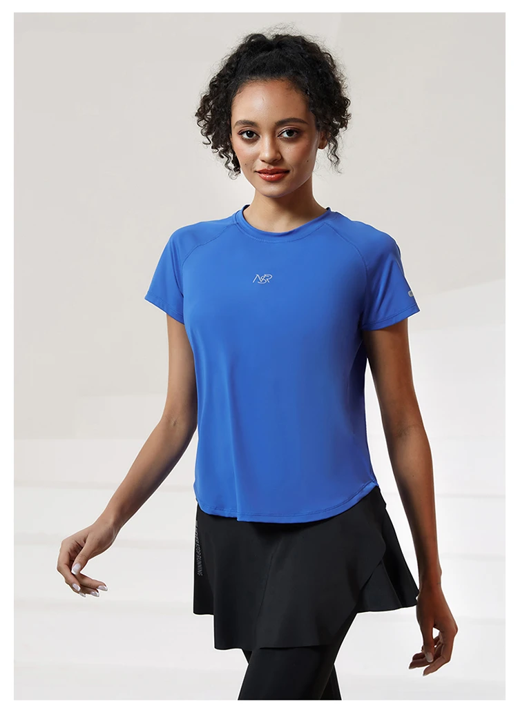 Women Running T Shirts Breathable Mesh Short Sleeves Quick Dry Outdoor Sport Shirt Gym Fitness Training Tees Yoga Jogging Tops