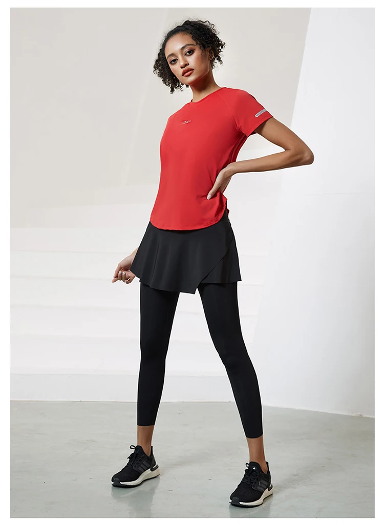 Women Running T Shirts Breathable Mesh Short Sleeves Quick Dry Outdoor Sport Shirt Gym Fitness Training Tees Yoga Jogging Tops