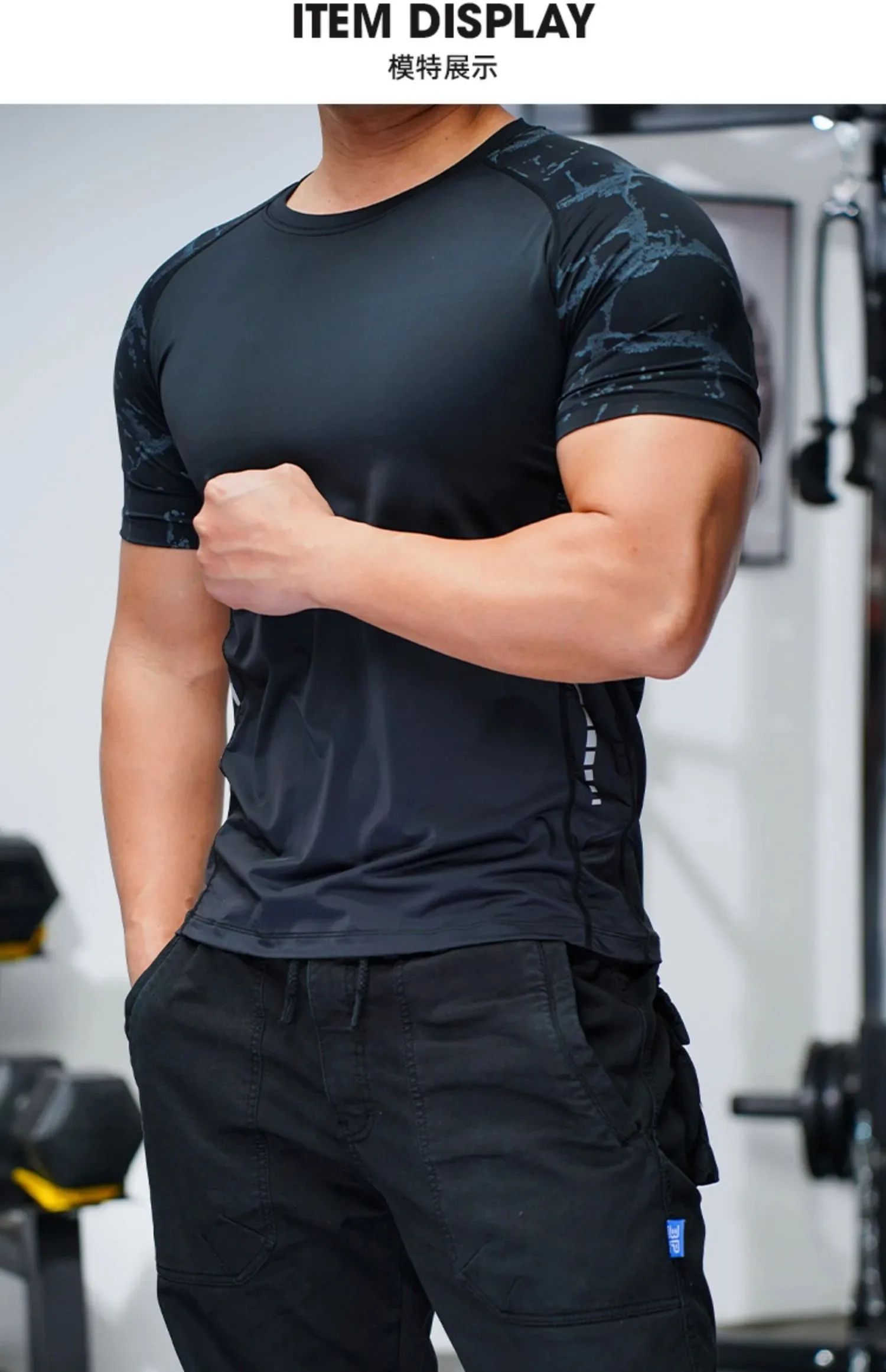 Men Sport T-shirt Quick Dry Short Sleevee Workout Gym TShirt Compression Fitness Running Tops Soft Summer T Shirt Men Rashgard