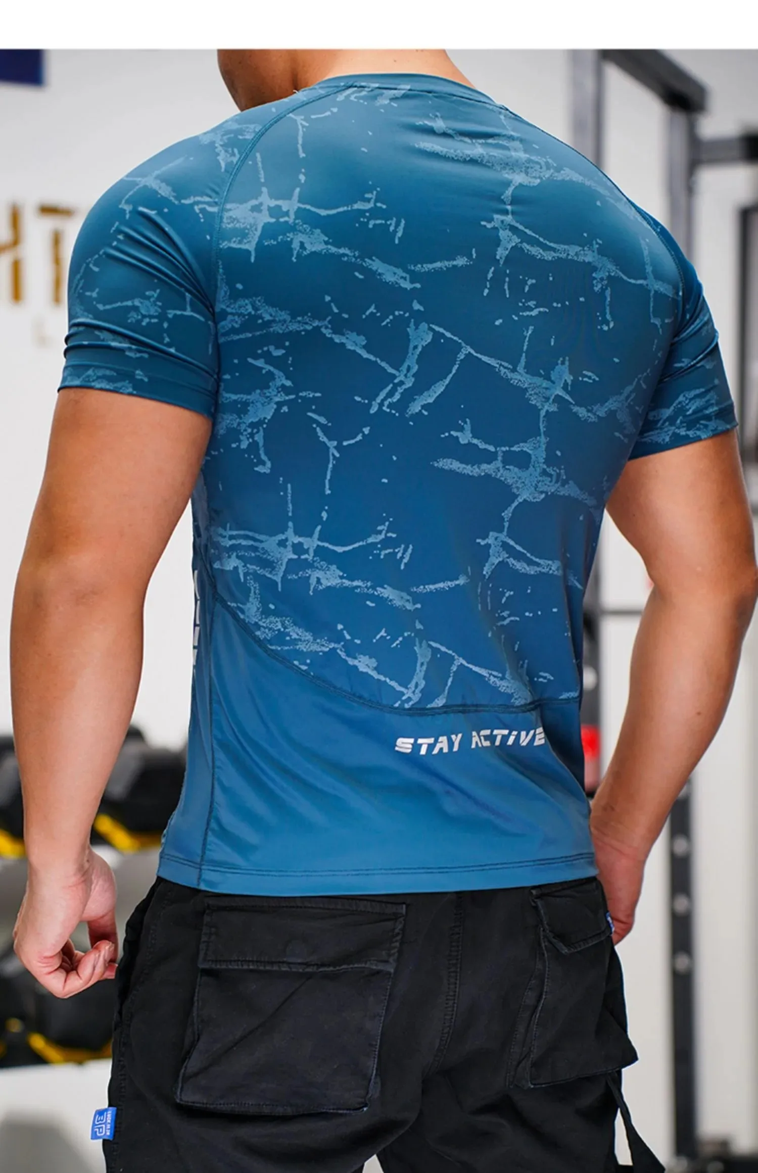 Men Sport T-shirt Quick Dry Short Sleevee Workout Gym TShirt Compression Fitness Running Tops Soft Summer T Shirt Men Rashgard