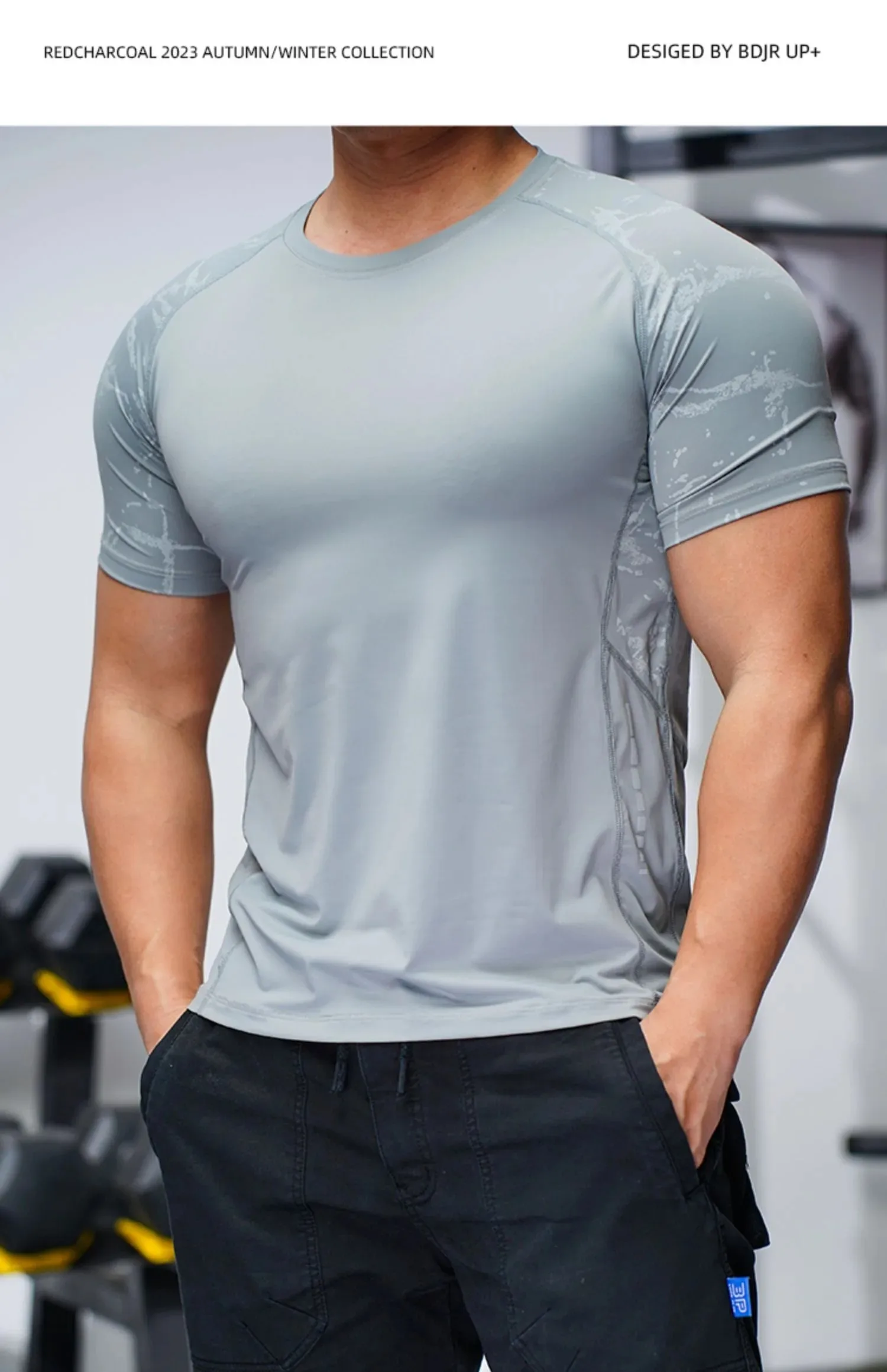 Men Sport T-shirt Quick Dry Short Sleevee Workout Gym TShirt Compression Fitness Running Tops Soft Summer T Shirt Men Rashgard