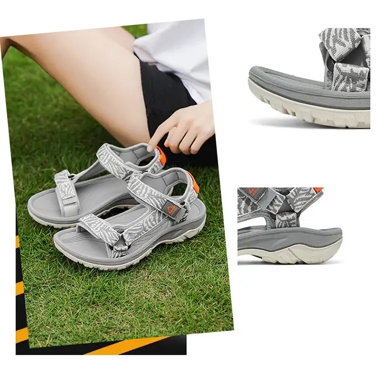 Women's Outdoor Sandals Quick-Dry Summer EVA Lightweight Hiking Beach Walking Shoes with Arch Support Adjustable Straps