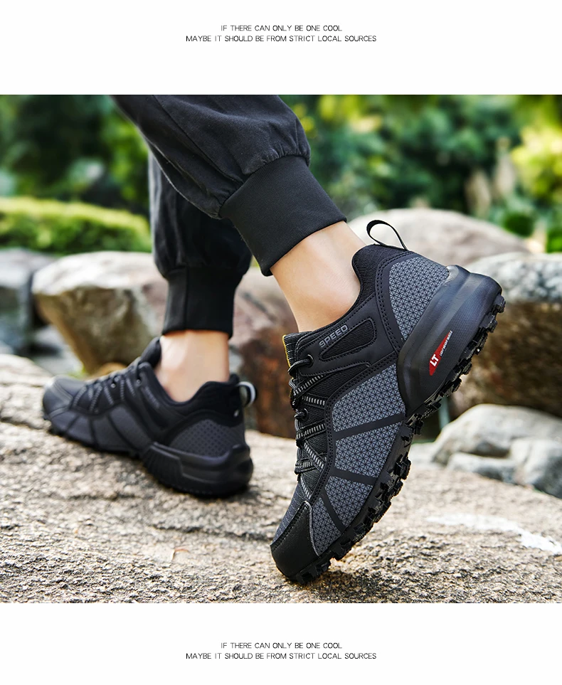 Men Women Waterproof Hiking Shoes Outdoor Camping Trainers Mountain Climbing Trekking Sneakers Walking Hunting Tactical Boots