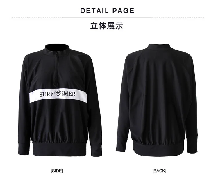 Couples Long Sleeve Rash Guards Multi-Piece Swimsuit Swimwear Bathing Suits Surfing Long Pants for Women And Men Beach Wear