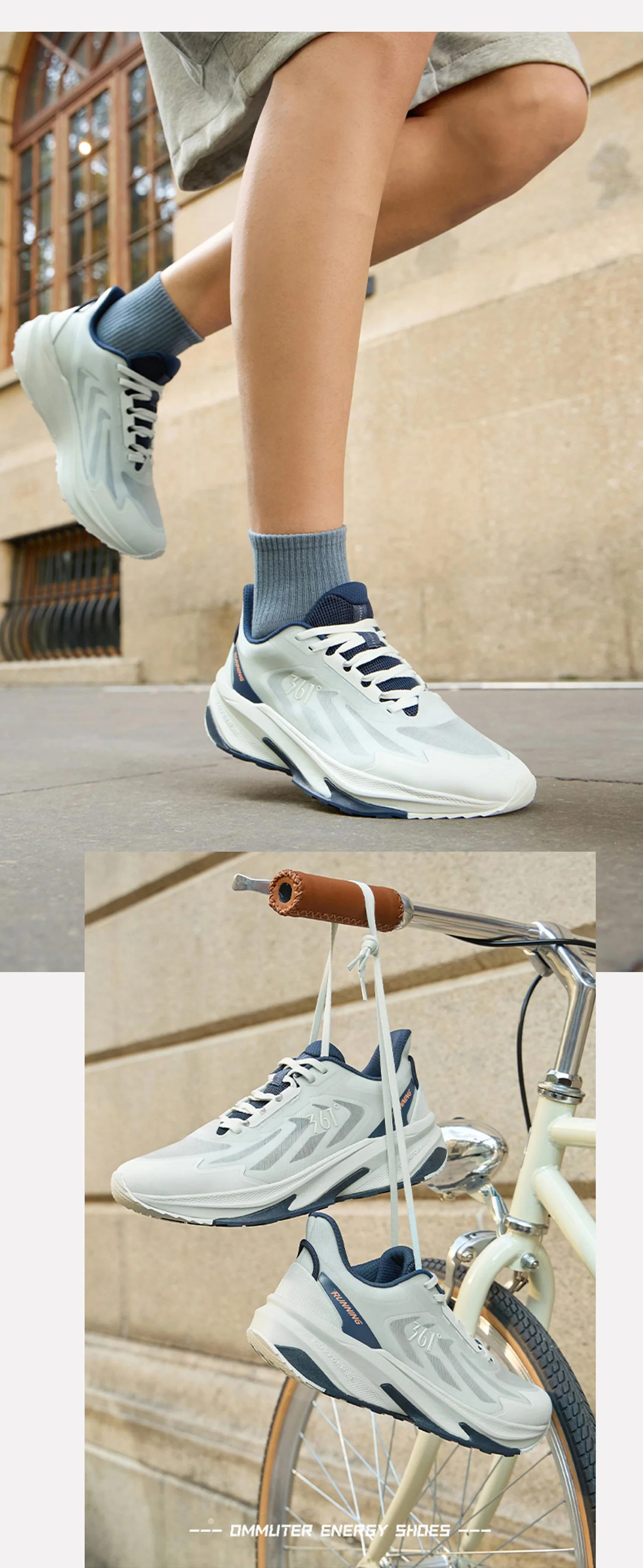 361 Degrees Yushan SE Men Running Shoes Balanced Breathable Mesh Lightweight Cushioning Jogging Comfort Male Sneakers 672422247