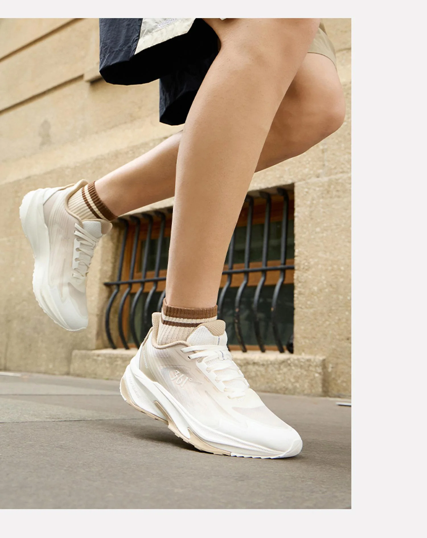 361 Degrees Yushan SE Men Running Shoes Balanced Breathable Mesh Lightweight Cushioning Jogging Comfort Male Sneakers 672422247