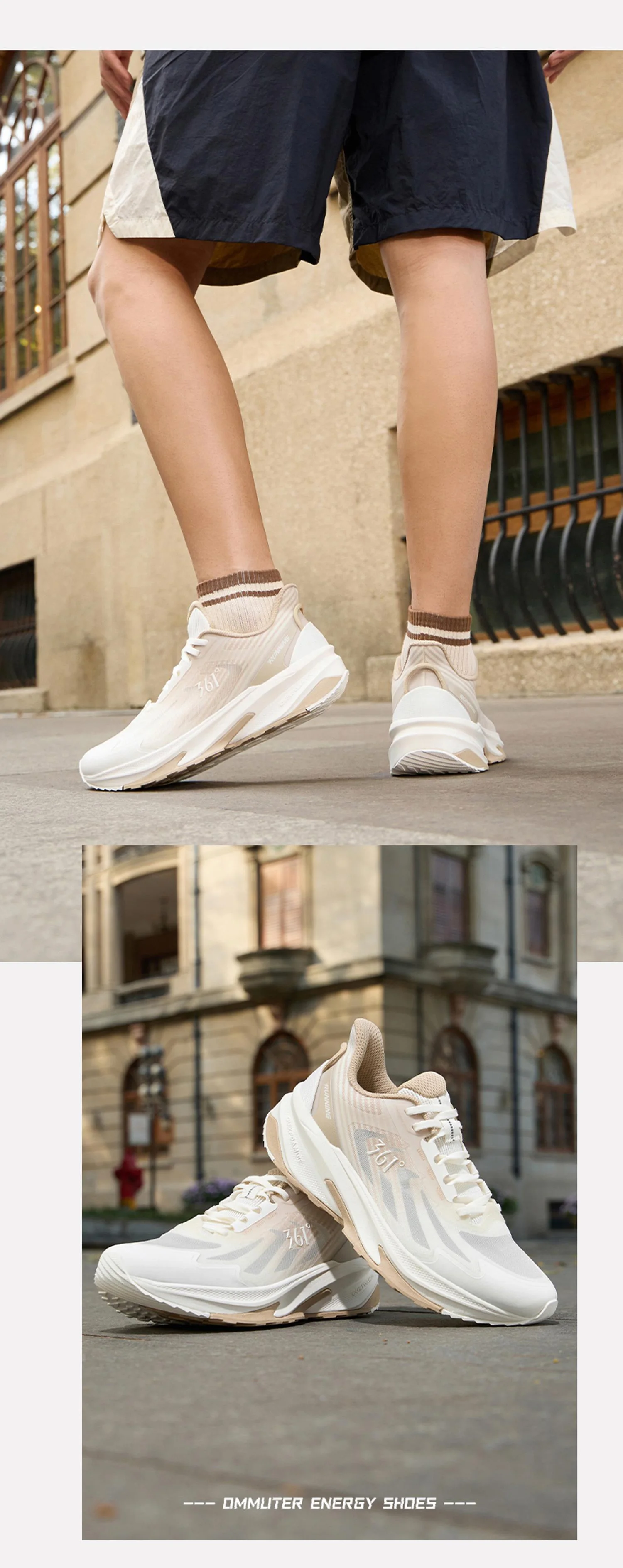 361 Degrees Yushan SE Men Running Shoes Balanced Breathable Mesh Lightweight Cushioning Jogging Comfort Male Sneakers 672422247