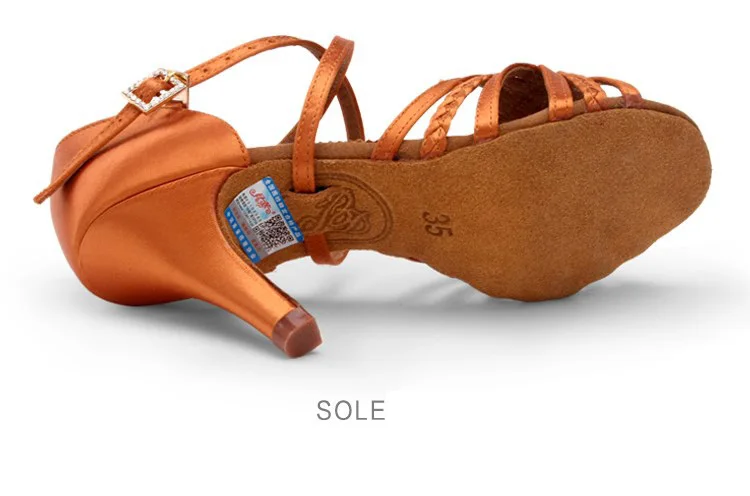 BD Dance Party Ballroom Dancing Shoes for Latin Style Social High Heels Dance Shoe Sandals Practice Sneakers Woman Luxury 2360B