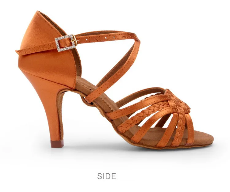 BD Dance Party Ballroom Dancing Shoes for Latin Style Social High Heels Dance Shoe Sandals Practice Sneakers Woman Luxury 2360B