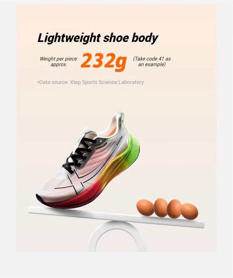 Xtep 2000km 3.0 Running Shoes For Men Spring Sneakers Cushioning Training Jogging Wear-Resistant Lightweight 875119110032