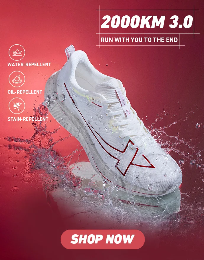 Xtep 2000km 3.0 Running Shoes For Men Spring Sneakers Cushioning Training Jogging Wear-Resistant Lightweight 875119110032