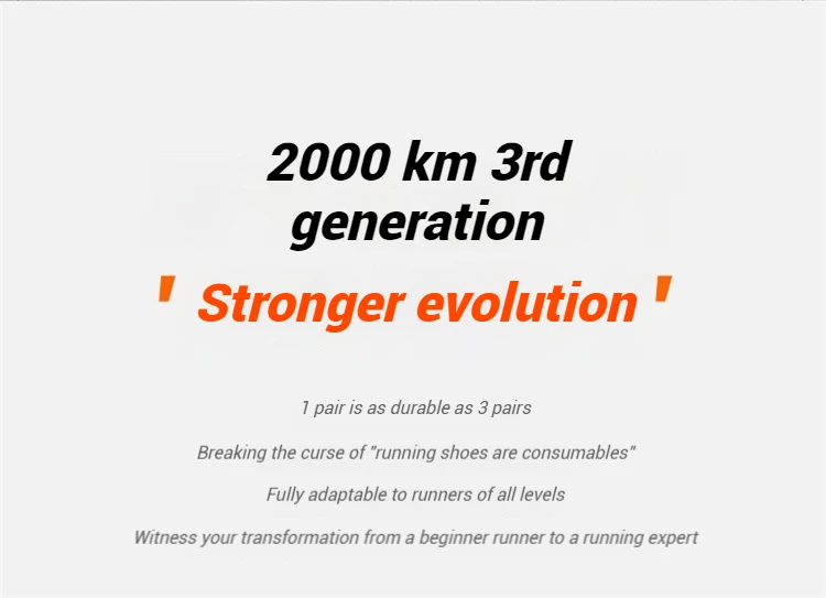 Xtep 2000km 3.0 Running Shoes For Men Spring Sneakers Cushioning Training Jogging Wear-Resistant Lightweight 875119110032