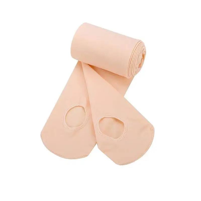 Wholesale Professional Female 80d Microfiber Soft Convertible Ballet Dance Tights Girls Leggings Seamless Pantyhose with Hole