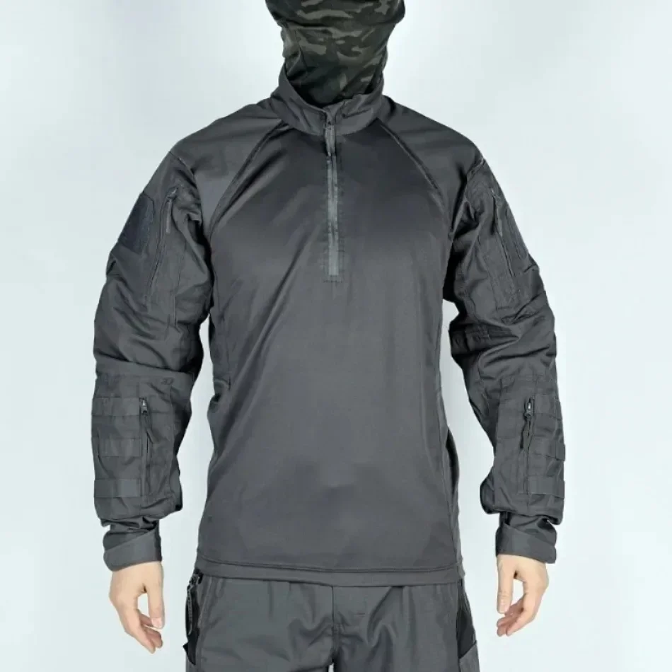 Camo Suits Tactical Shirts Training Sets Multi-pocket Work Pants Outfit Combat Tops Windproof Hunting Clothes Wear-resisting