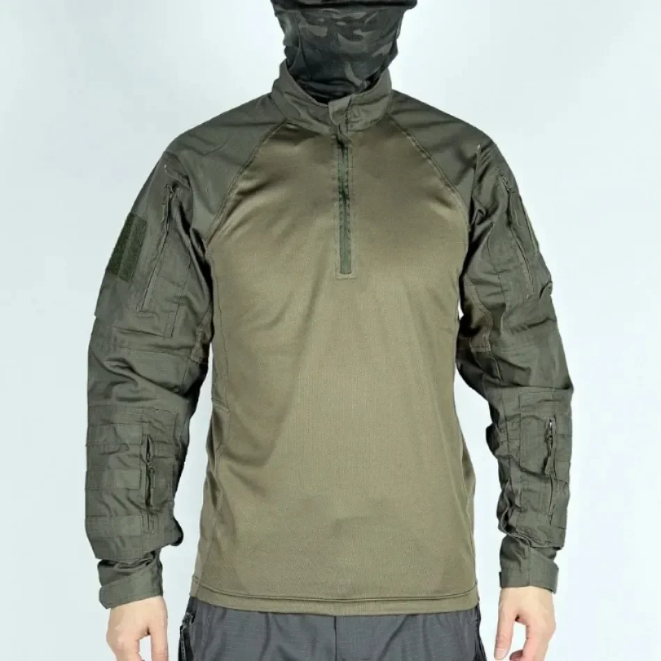 Camo Suits Tactical Shirts Training Sets Multi-pocket Work Pants Outfit Combat Tops Windproof Hunting Clothes Wear-resisting