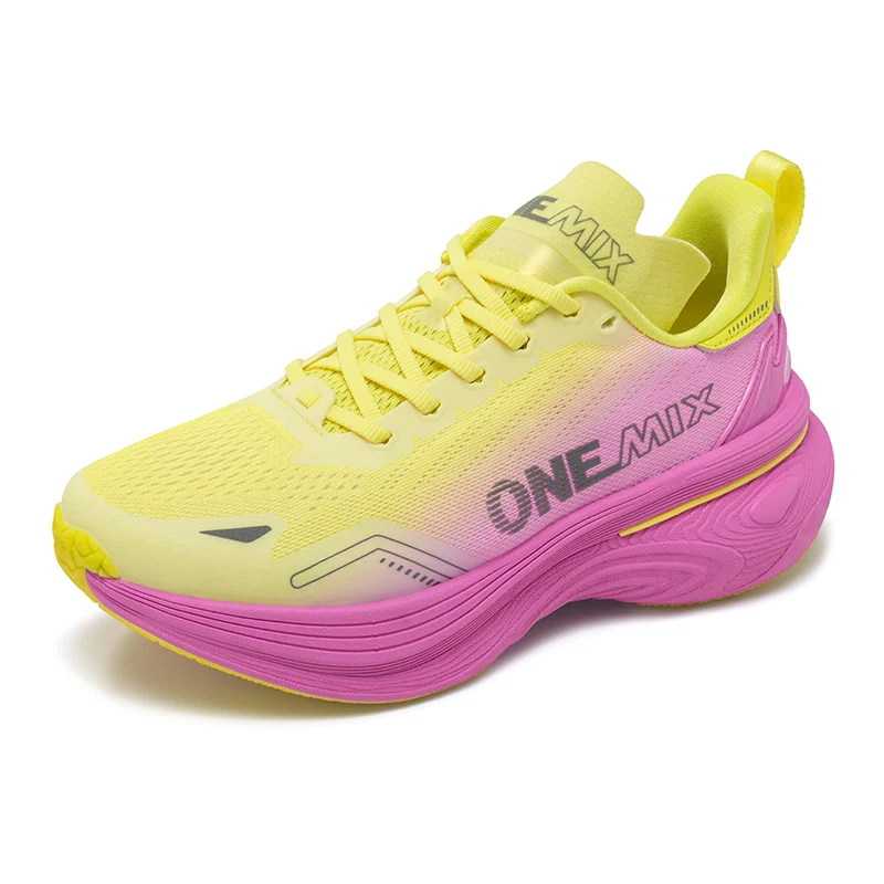 Onemix Running Shoes Women Light Sports Shoes Cushioned Jump Rope Shoes Spring and Autumn Stable Support Running Shoes Men