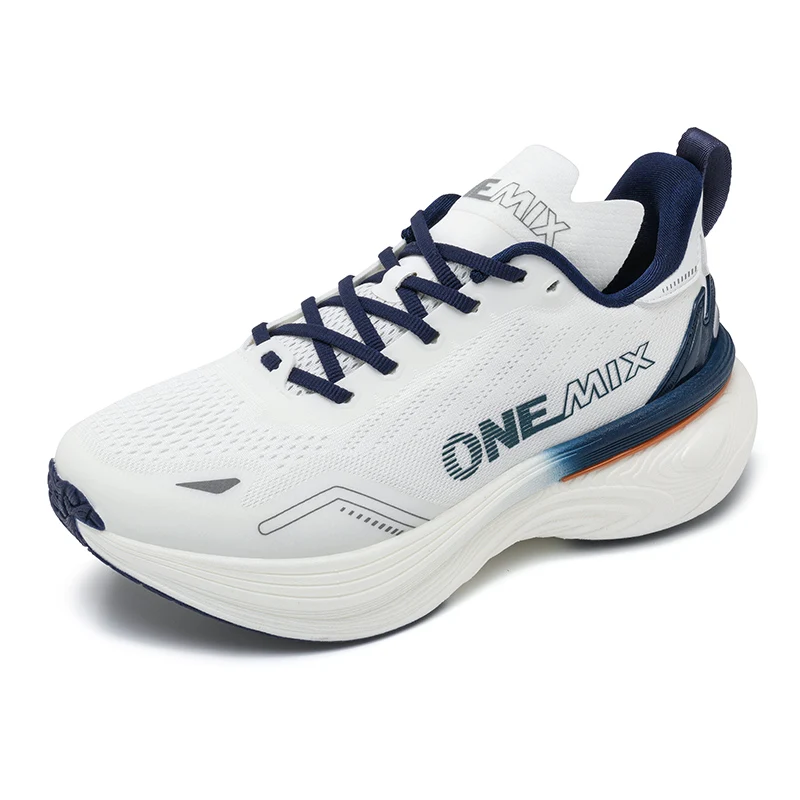 Onemix Running Shoes Women Light Sports Shoes Cushioned Jump Rope Shoes Spring and Autumn Stable Support Running Shoes Men