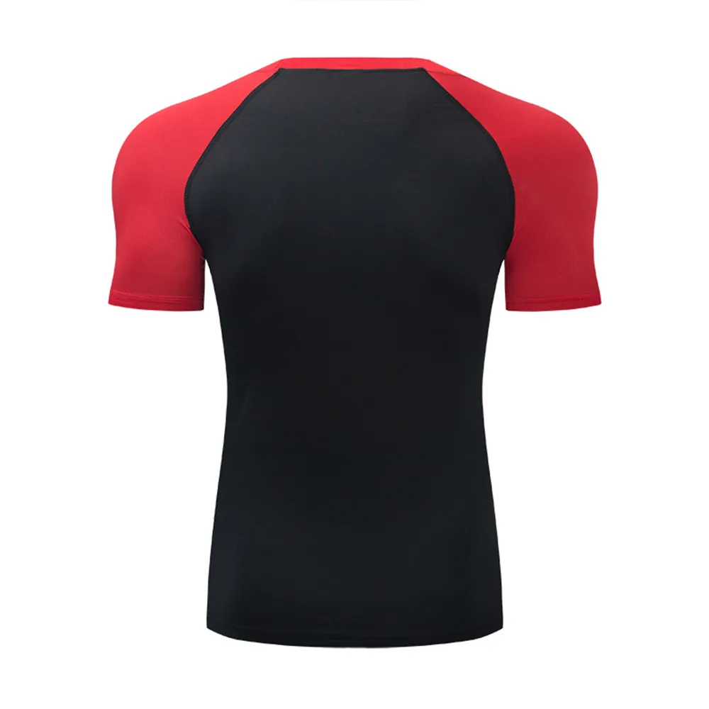 Men's T-Shirt Running Sport T Shirt Men Compression Top Tee Fitness Quick Dry Tight Training Gym Sport Running Shirts Men Jersey