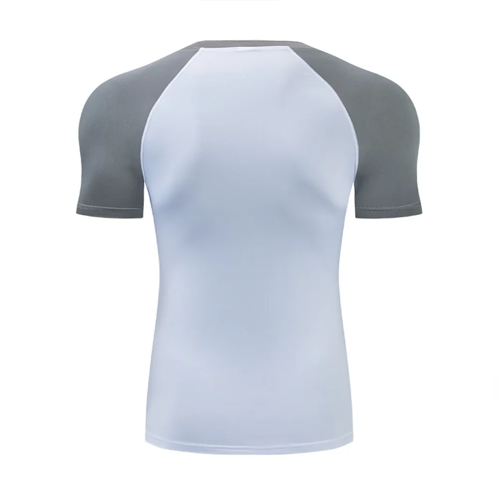 Men's T-Shirt Running Sport T Shirt Men Compression Top Tee Fitness Quick Dry Tight Training Gym Sport Running Shirts Men Jersey