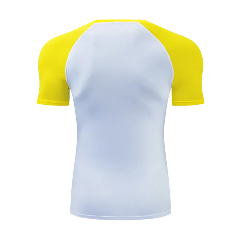 Men's T-Shirt Running Sport T Shirt Men Compression Top Tee Fitness Quick Dry Tight Training Gym Sport Running Shirts Men Jersey