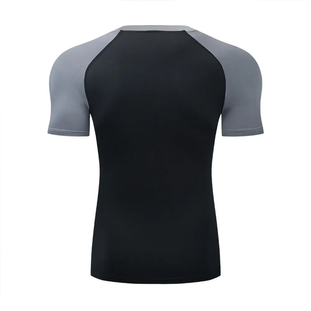 Men's T-Shirt Running Sport T Shirt Men Compression Top Tee Fitness Quick Dry Tight Training Gym Sport Running Shirts Men Jersey