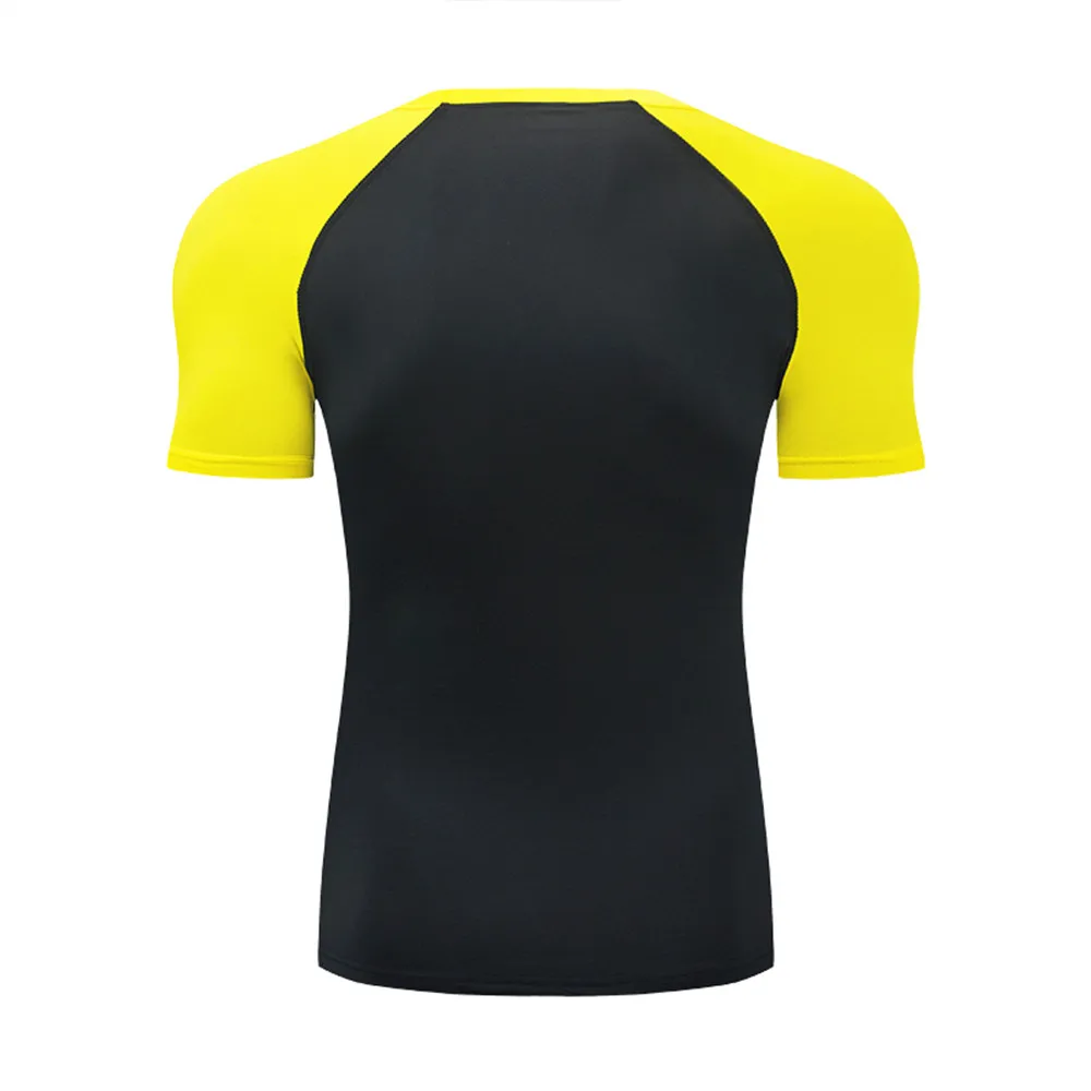 Men's T-Shirt Running Sport T Shirt Men Compression Top Tee Fitness Quick Dry Tight Training Gym Sport Running Shirts Men Jersey