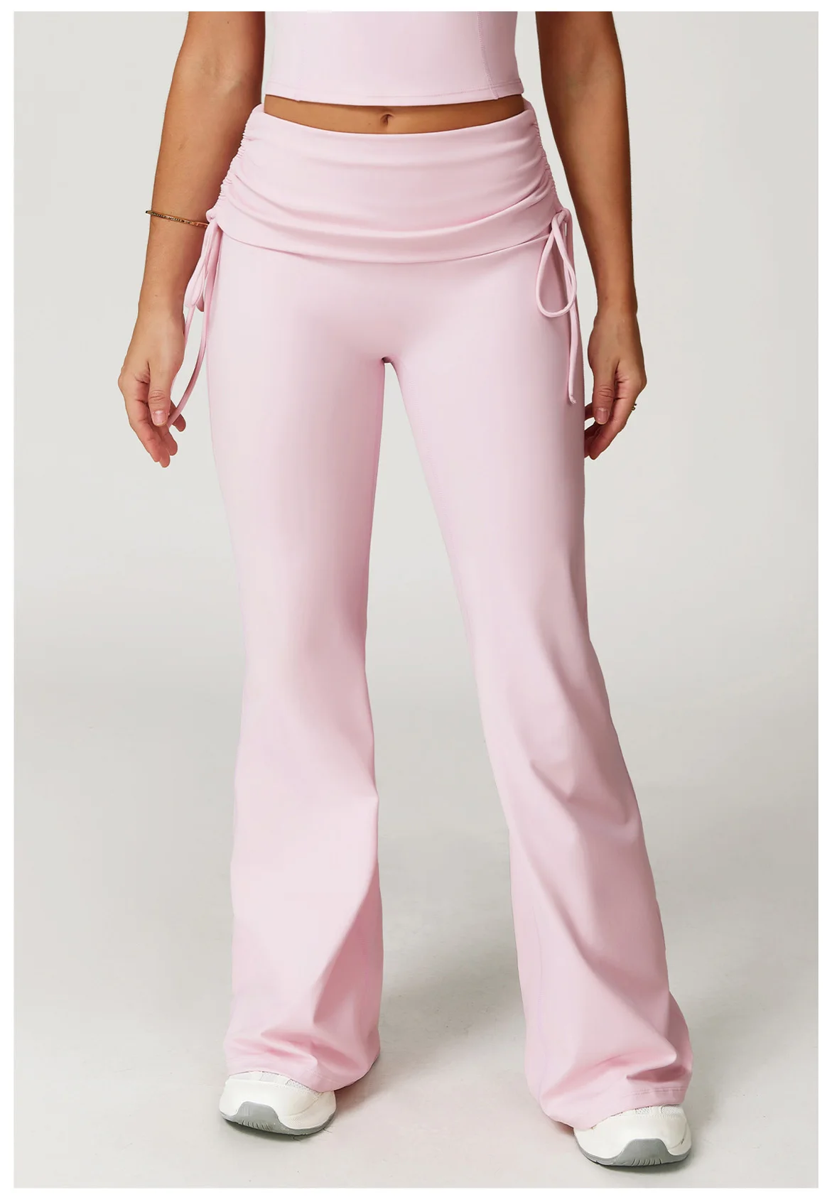 Bell-bottoms High Waist Workout Yoga Leggings Fitness Butt Lifting Scrunch Butt Sports Gym Flared Pants Women Wide Leg Pants