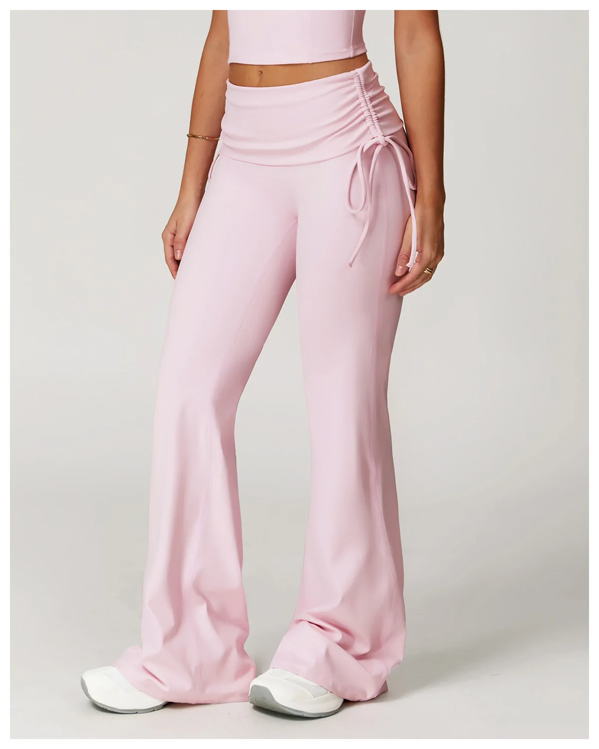 Bell-bottoms High Waist Workout Yoga Leggings Fitness Butt Lifting Scrunch Butt Sports Gym Flared Pants Women Wide Leg Pants