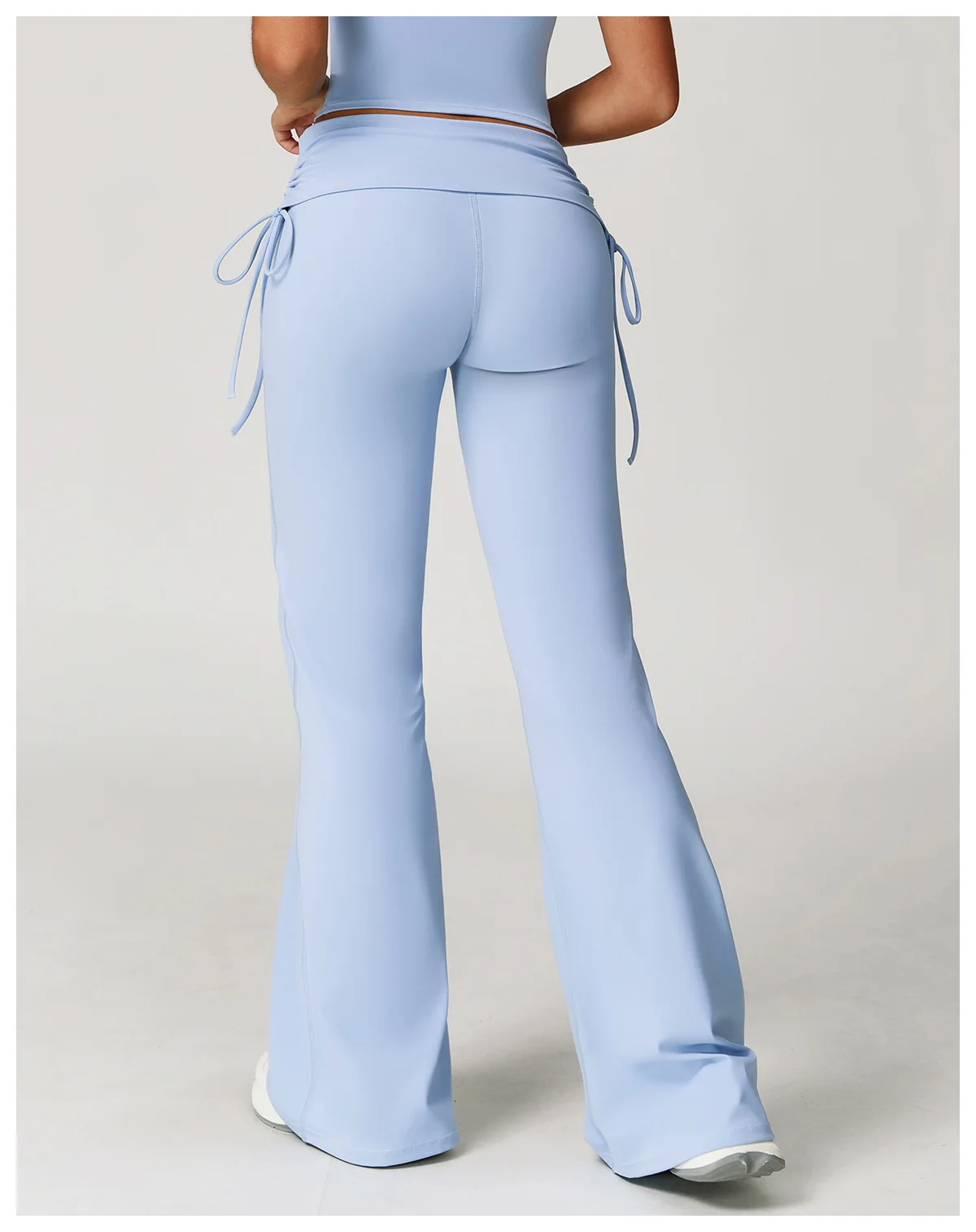 Bell-bottoms High Waist Workout Yoga Leggings Fitness Butt Lifting Scrunch Butt Sports Gym Flared Pants Women Wide Leg Pants