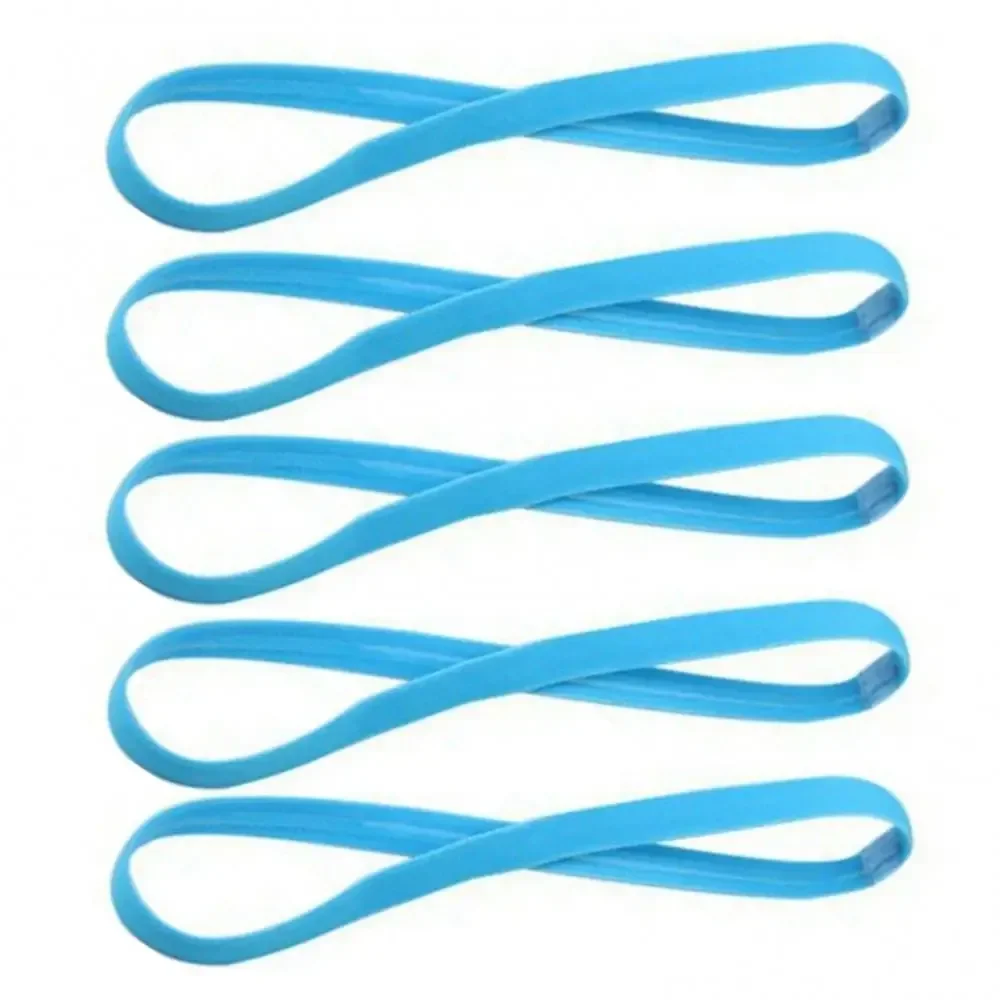 1/2/5Pcs Women Sweatbands Football Yoga Pure Hair Bands Anti-slip Elastic Rubber Thin Sports Headband Men Hair Accessories