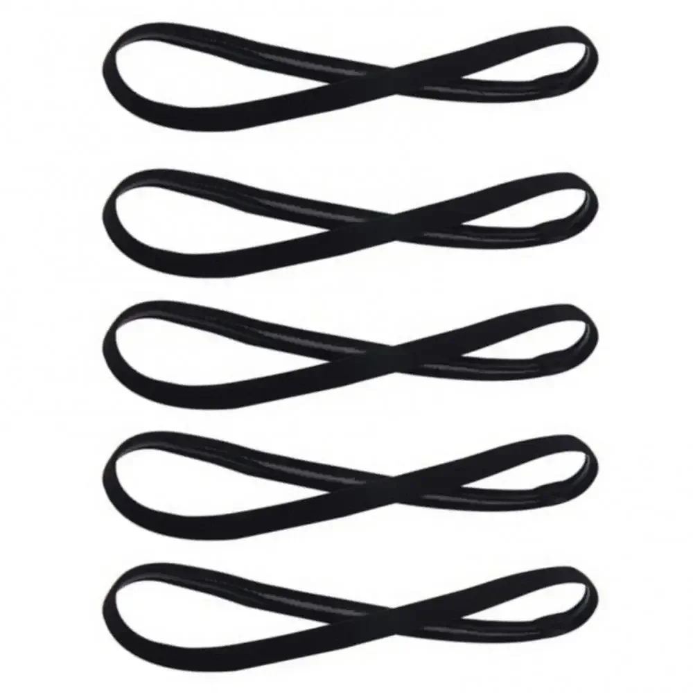 1/2/5Pcs Women Sweatbands Football Yoga Pure Hair Bands Anti-slip Elastic Rubber Thin Sports Headband Men Hair Accessories