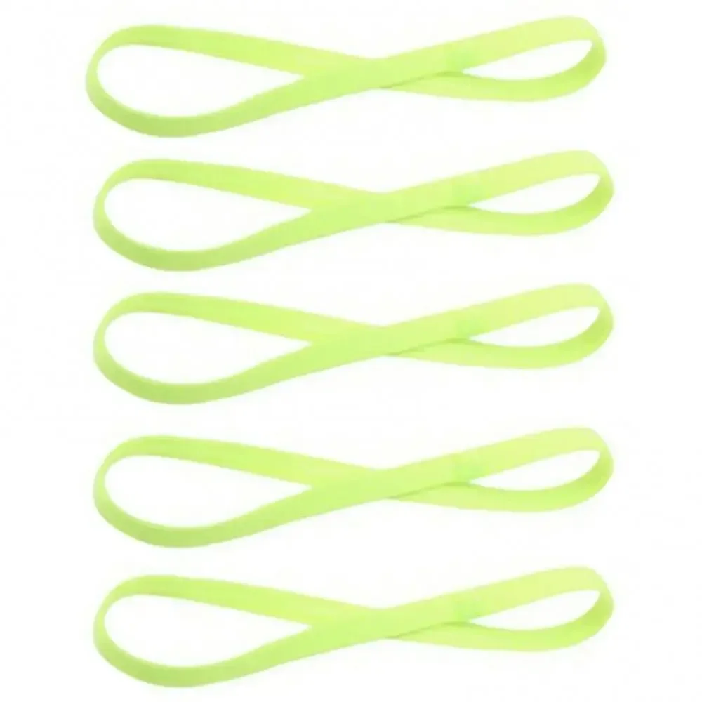 1/2/5Pcs Women Sweatbands Football Yoga Pure Hair Bands Anti-slip Elastic Rubber Thin Sports Headband Men Hair Accessories