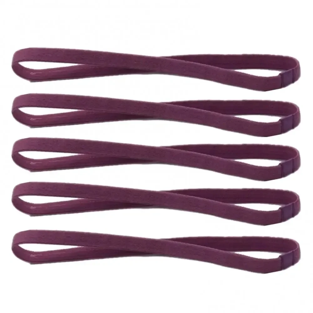 1/2/5Pcs Women Sweatbands Football Yoga Pure Hair Bands Anti-slip Elastic Rubber Thin Sports Headband Men Hair Accessories