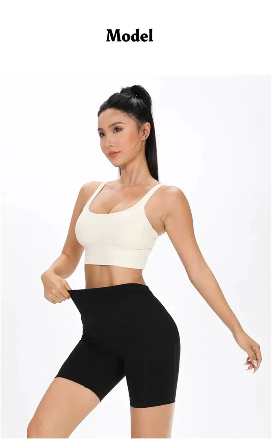 Womens Marathon Running Shorts with Waist Pack Compression Gym Tights Yoga Fitness Outdoor Sports Short Pants Leggings Quick Dry