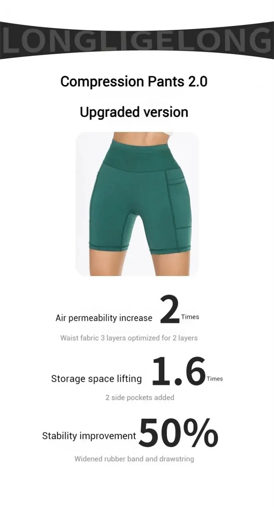 Womens Marathon Running Shorts with Waist Pack Compression Gym Tights Yoga Fitness Outdoor Sports Short Pants Leggings Quick Dry