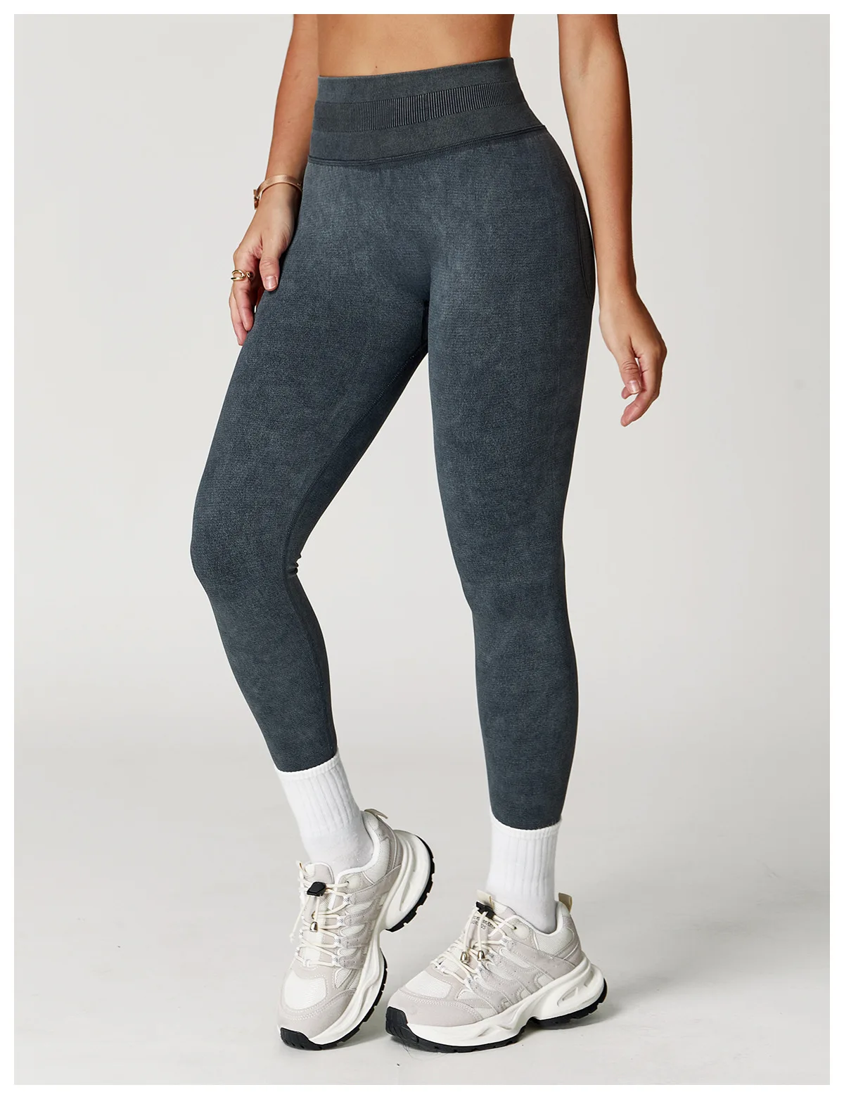 Yoga Pants Sports Leggings Women Seamless Sports Yoga Pant High Waist Ribbed Gym Clothes Fitness Workout Wear Scrunch Bum Tights