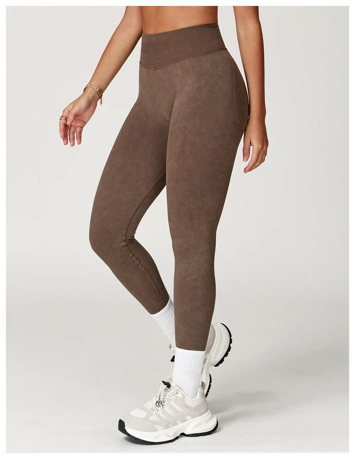 Yoga Pants Sports Leggings Women Seamless Sports Yoga Pant High Waist Ribbed Gym Clothes Fitness Workout Wear Scrunch Bum Tights