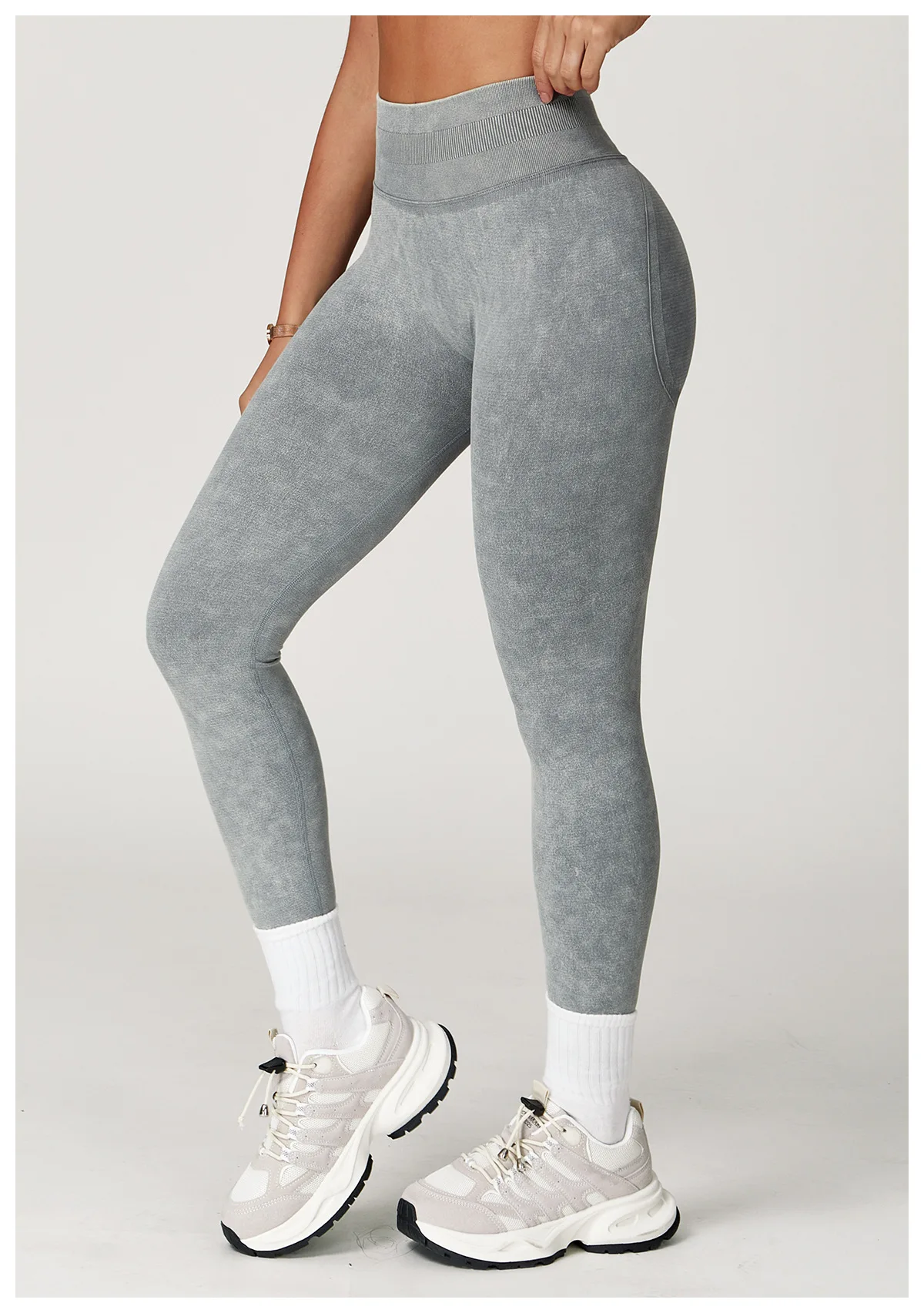 Yoga Pants Sports Leggings Women Seamless Sports Yoga Pant High Waist Ribbed Gym Clothes Fitness Workout Wear Scrunch Bum Tights