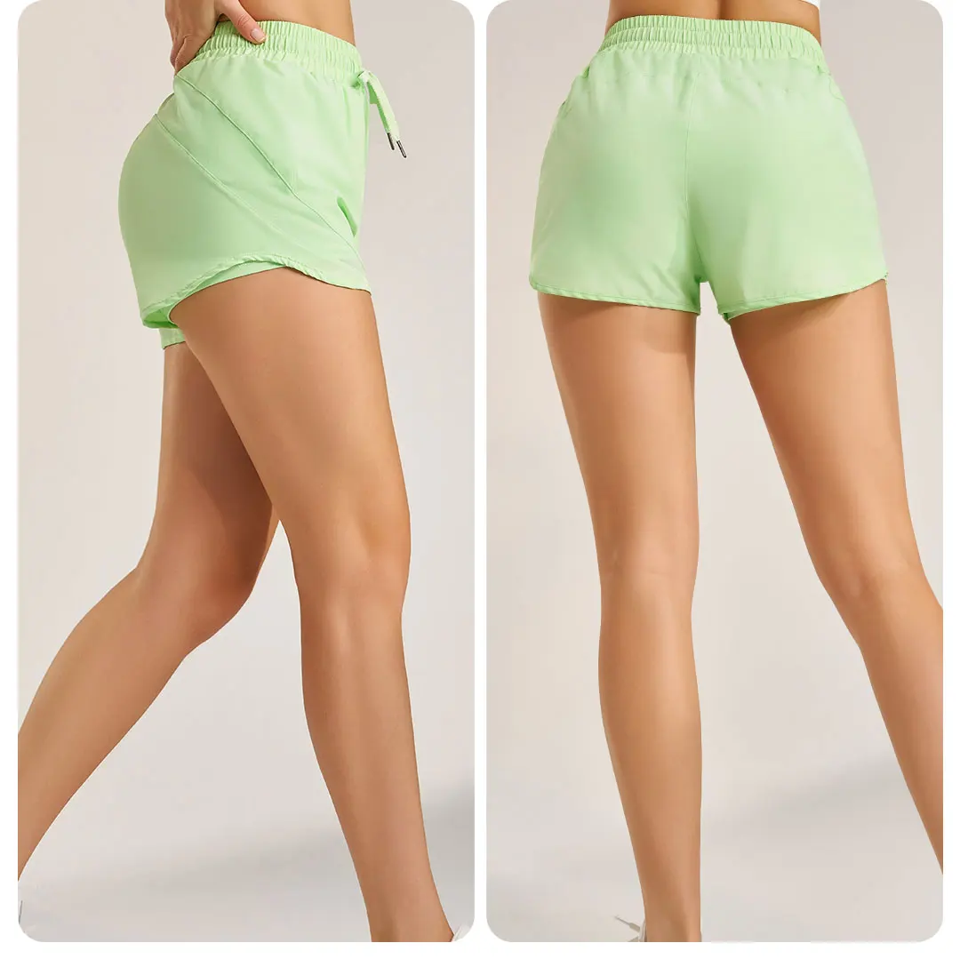 Women Sportswear Yoga Shorts Bottoms Running Shorts Gym Fitness Activewear Workout Gym Wear Ropa Deportiva Mujer