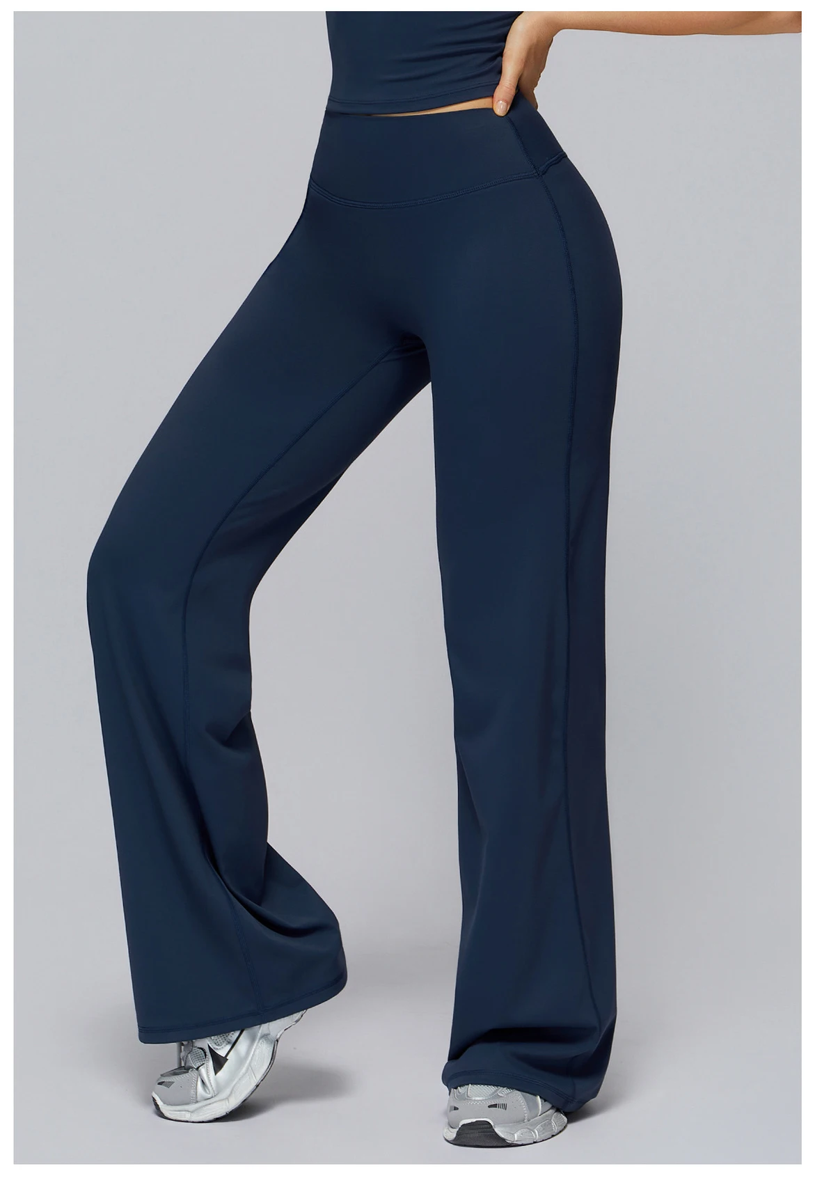 High Waist Flared Leggings Women Gym Fitness Yoga Pants Workout Runing Sport Leggings Women's Control Tummy Yoga Wide Leg Pants