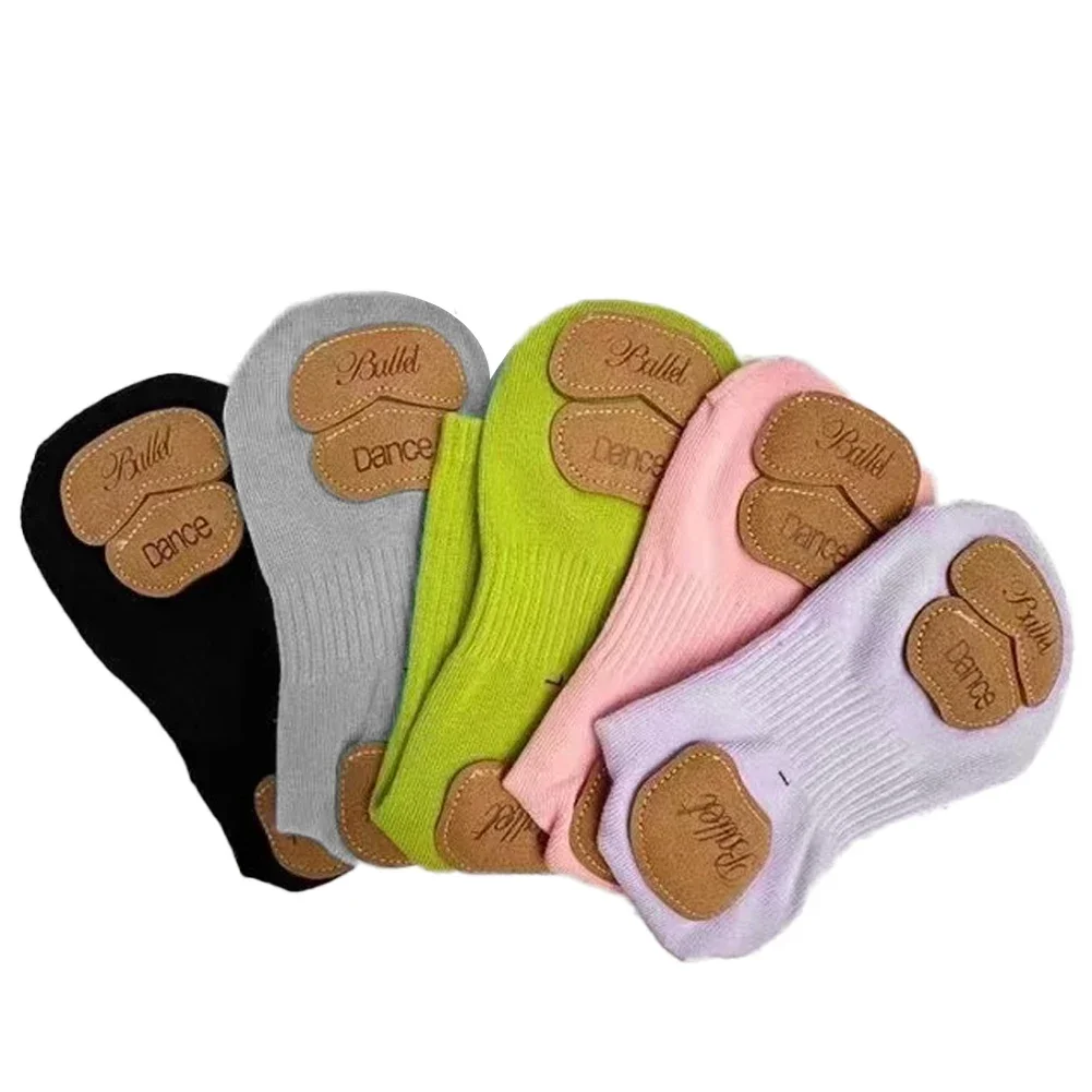 Non Slip Modern Dance Yoga Socks Girls Women Men Cotton Socks Ballet Socks Pilates Yoga Kids Adults Dance Stockings