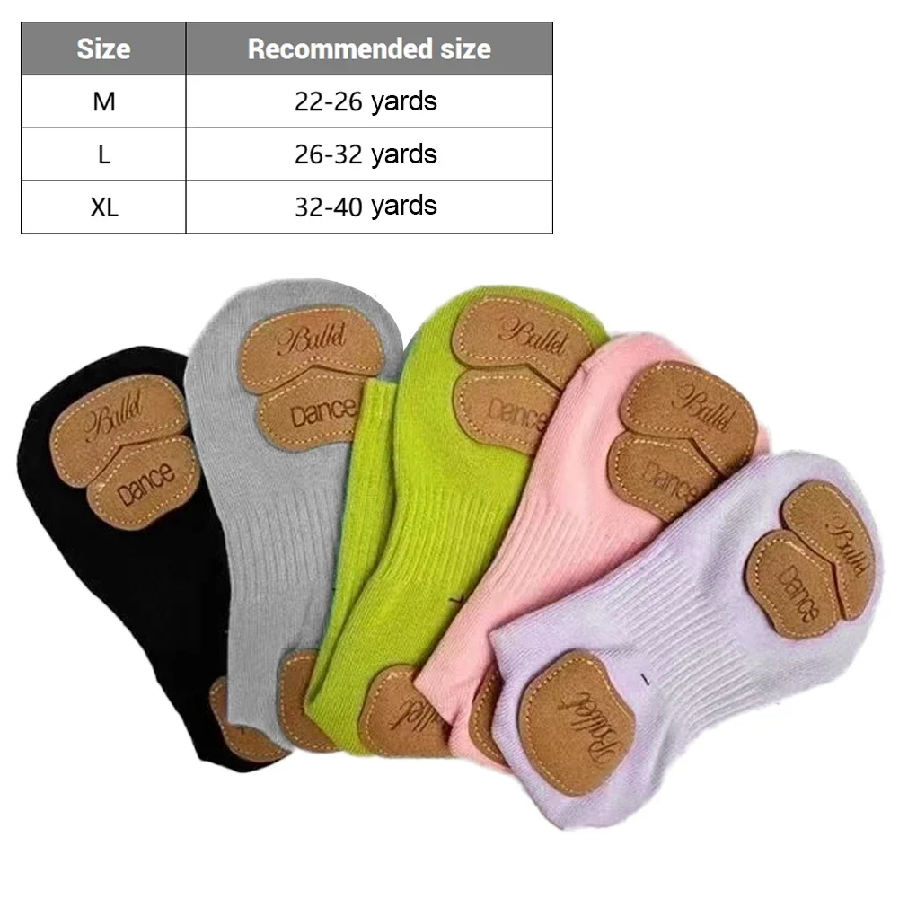 Non Slip Modern Dance Yoga Socks Girls Women Men Cotton Socks Ballet Socks Pilates Yoga Kids Adults Dance Stockings