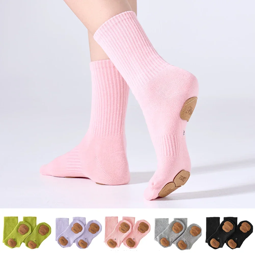 Non Slip Modern Dance Yoga Socks Girls Women Men Cotton Socks Ballet Socks Pilates Yoga Kids Adults Dance Stockings