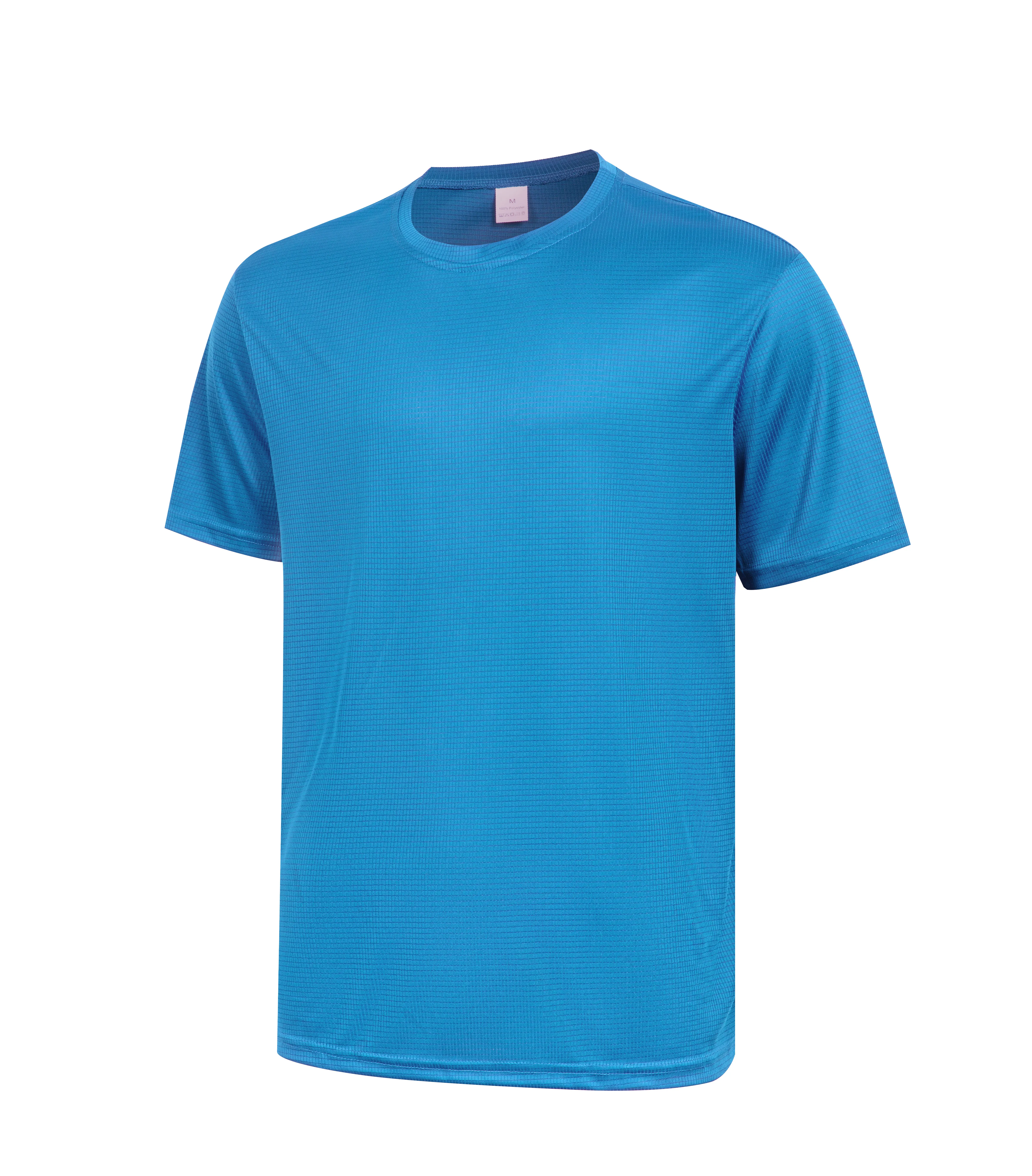 Men's Quick Dry Short Sleeve Gym Running Moisture Wicking Round Neck T-Shirt Training Exercise Gym Sport Shirt Tops Lightweight