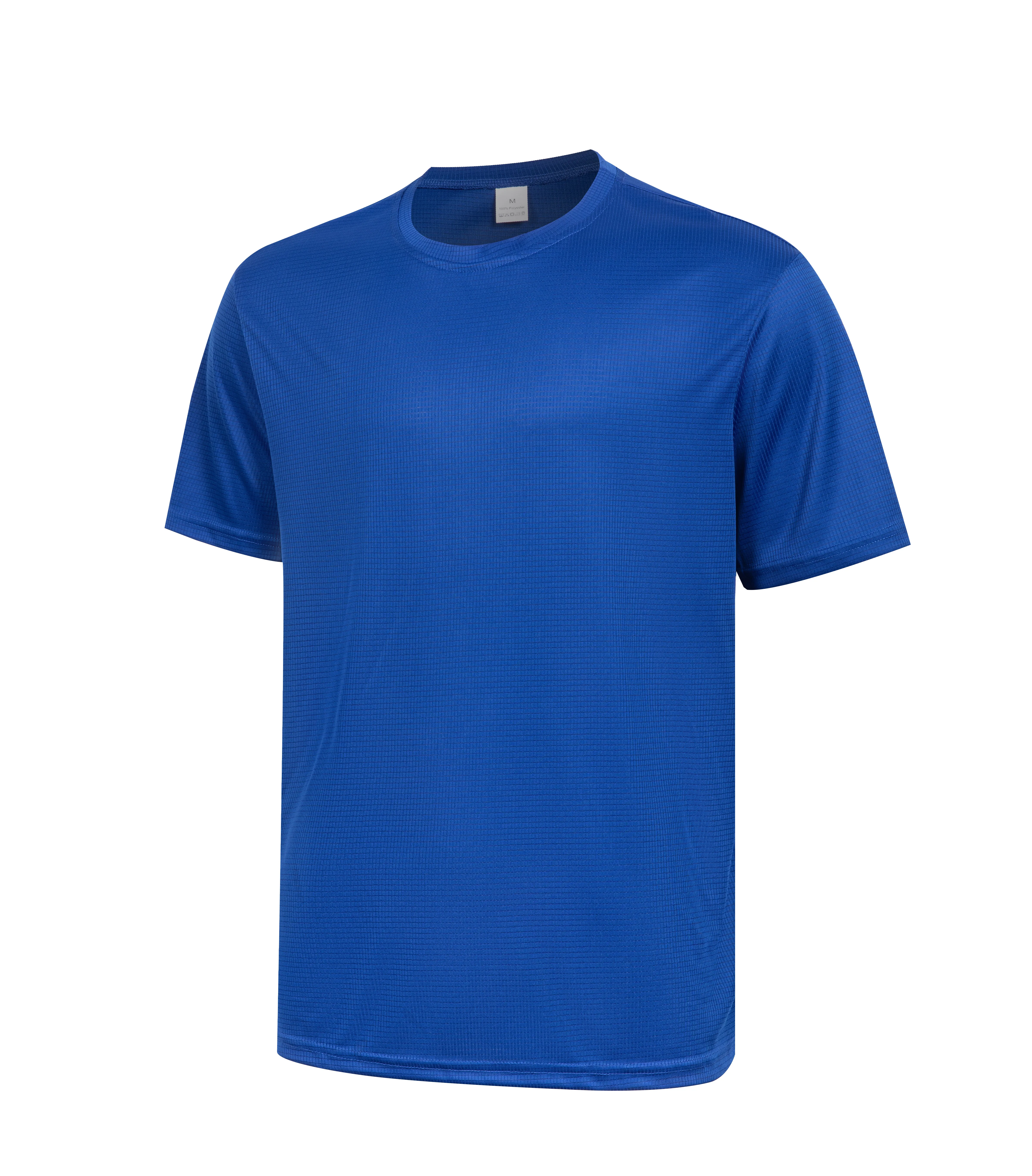 Men's Quick Dry Short Sleeve Gym Running Moisture Wicking Round Neck T-Shirt Training Exercise Gym Sport Shirt Tops Lightweight