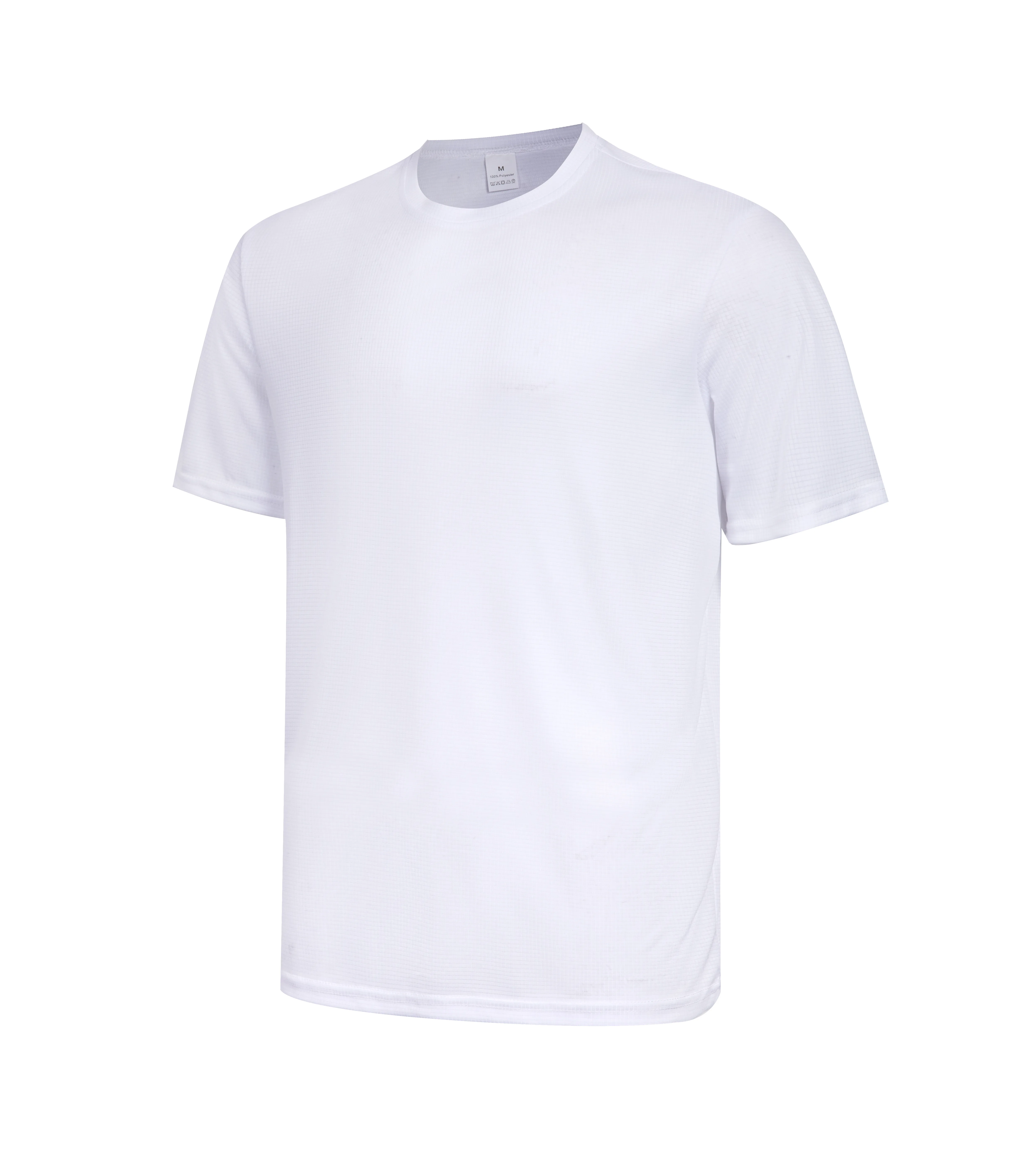 Men's Quick Dry Short Sleeve Gym Running Moisture Wicking Round Neck T-Shirt Training Exercise Gym Sport Shirt Tops Lightweight