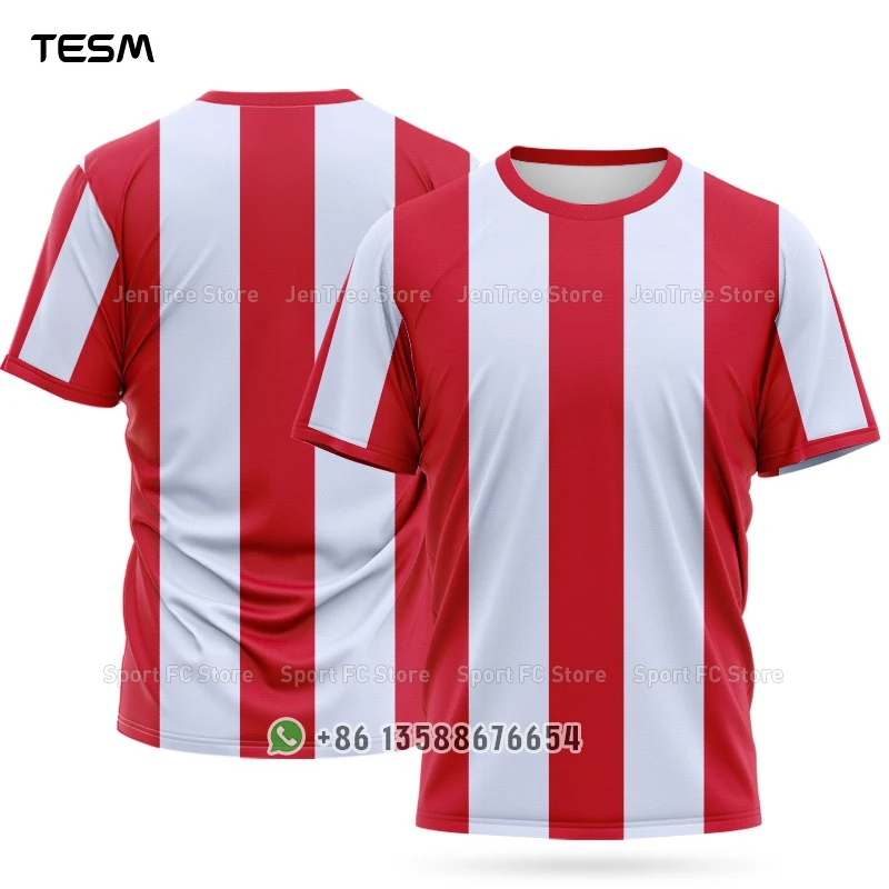 TESM Retro Football Jersey 1974 Style #14 Print Orange Soccer Fan Shirt Men Beach Tennis Padel & Volleyball Training